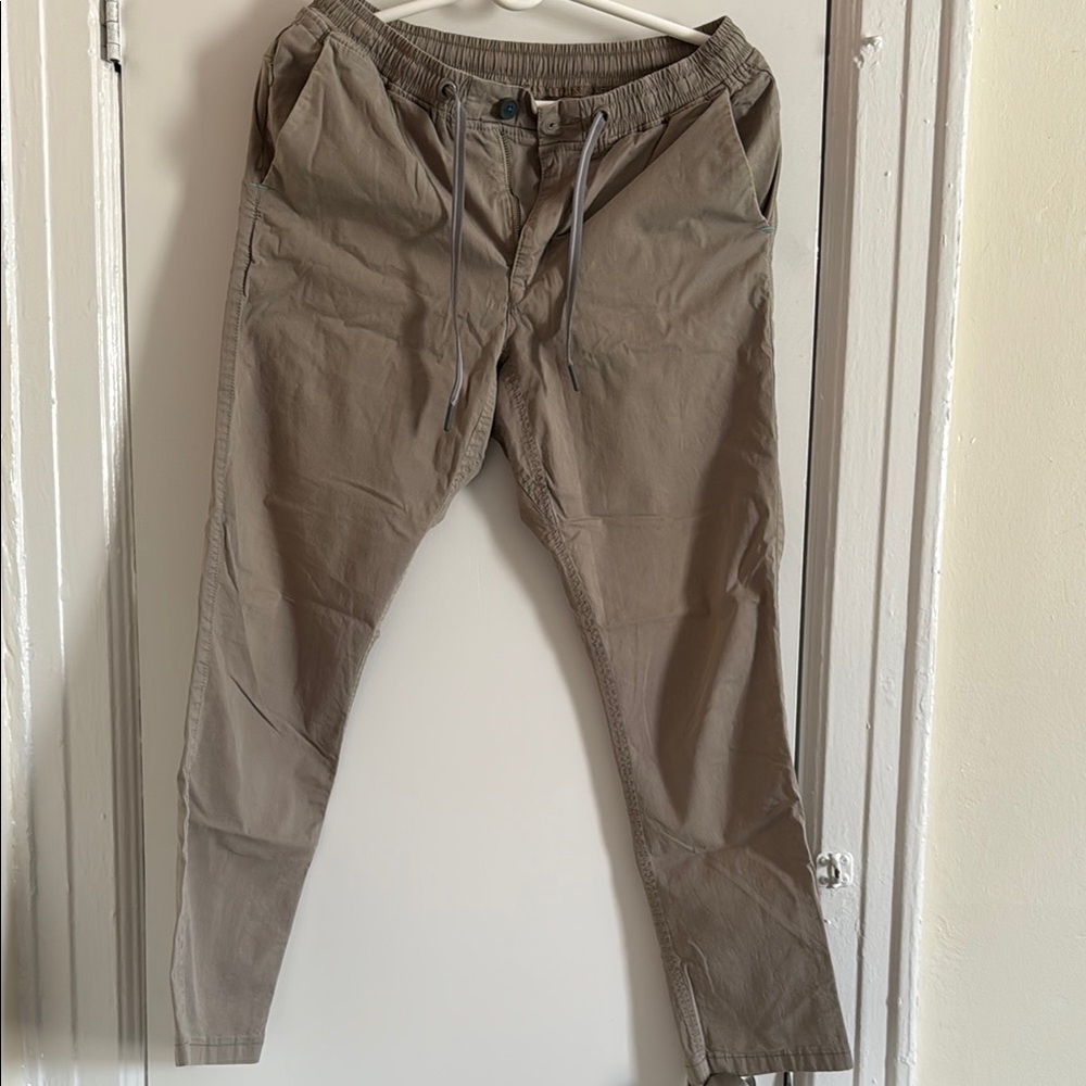 Tommy Bahama Tan Chinos Straight Leg Cotton Blend